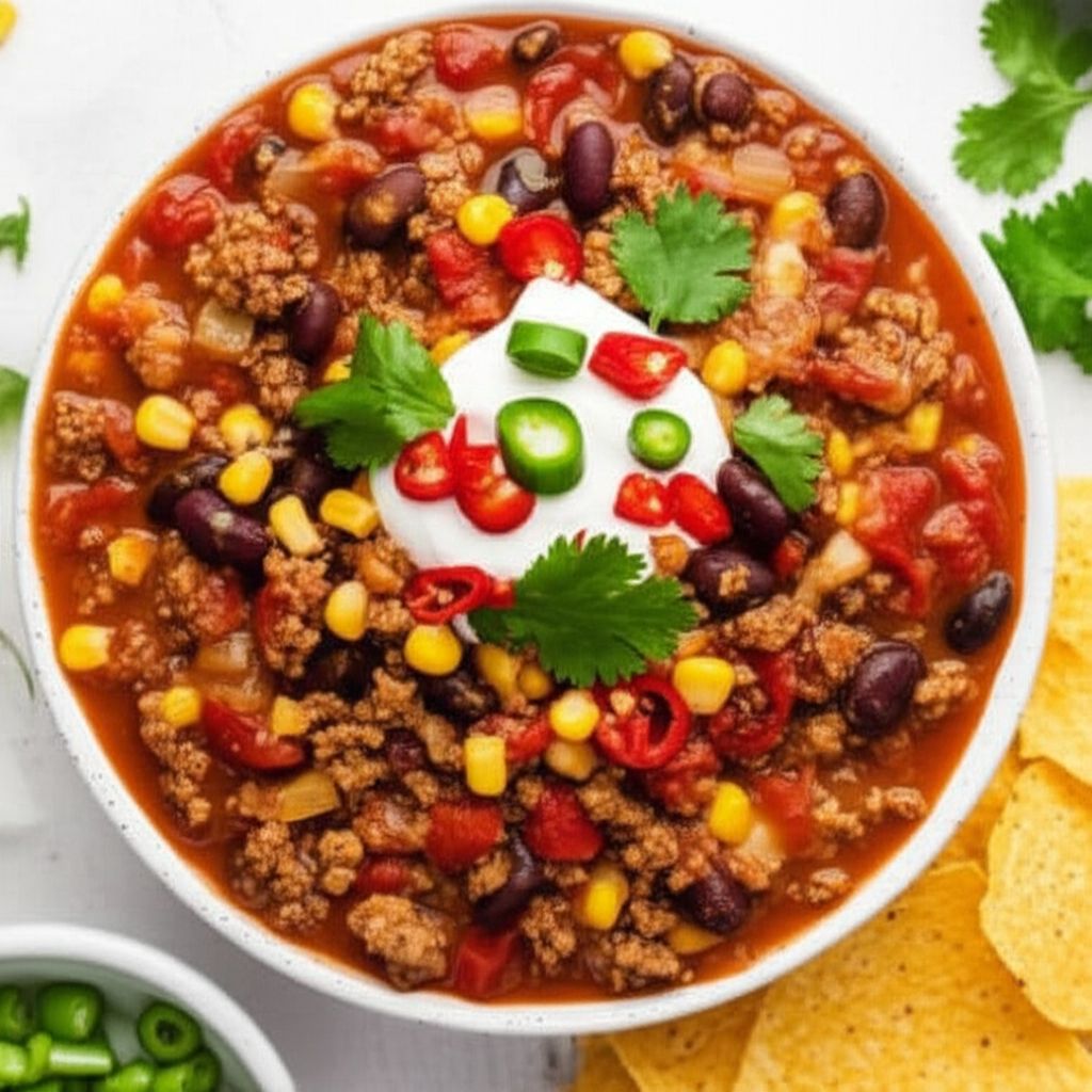 Slow Cooker Cactus Chili