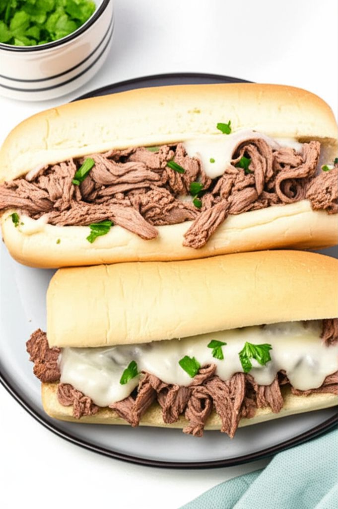 Slow Cooker Cheese Steaks