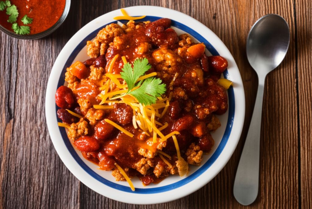 Slow Cooker Chicken and Sausage Chili