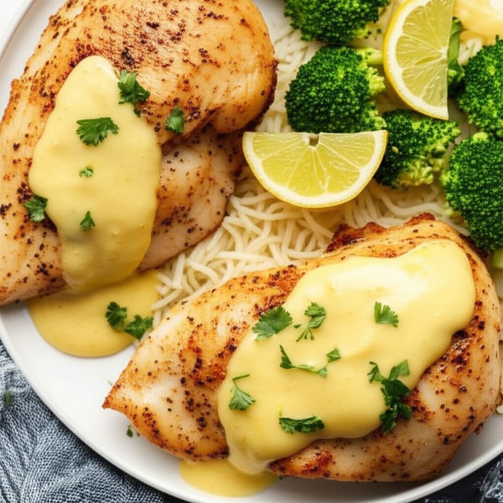 Slow Cooker Creamy Lemon Herb Chicken