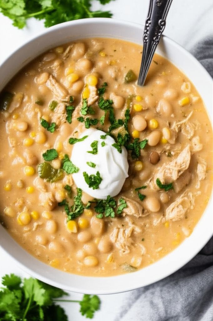 Slow-Cooked White Chili