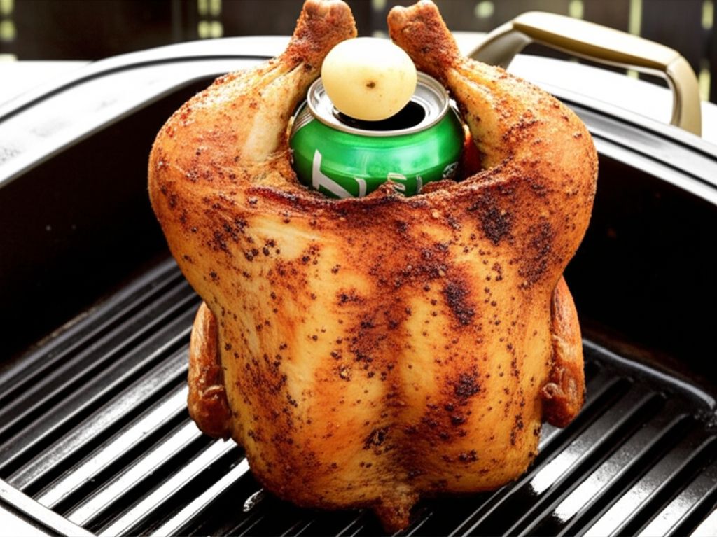 Smoked Beer Butt Chicken