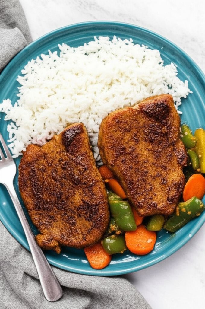 Spicy Honey Asian Chops