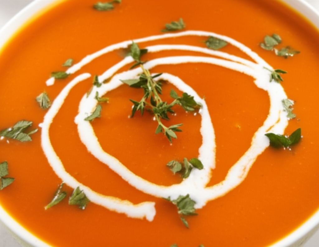 Spicy Red Bell Pepper Soup