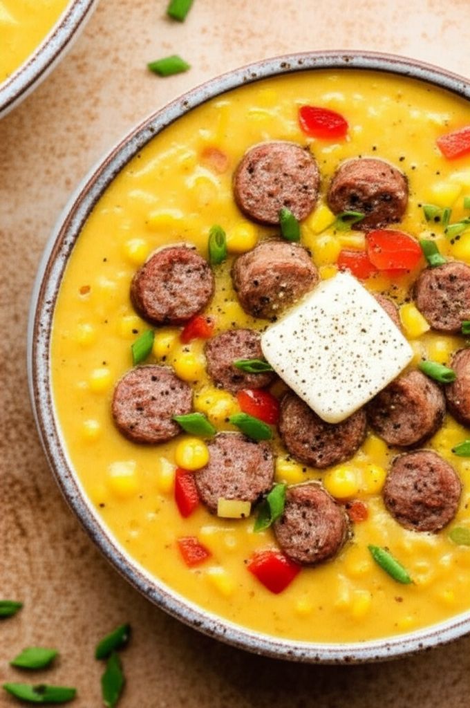 Spicy Slow Cooker Corn Chowder