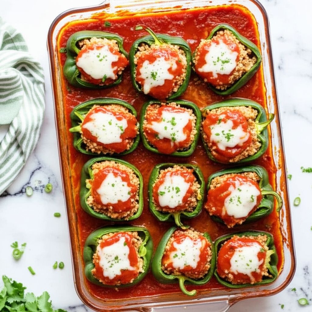 Stuffed Cubanelle Peppers