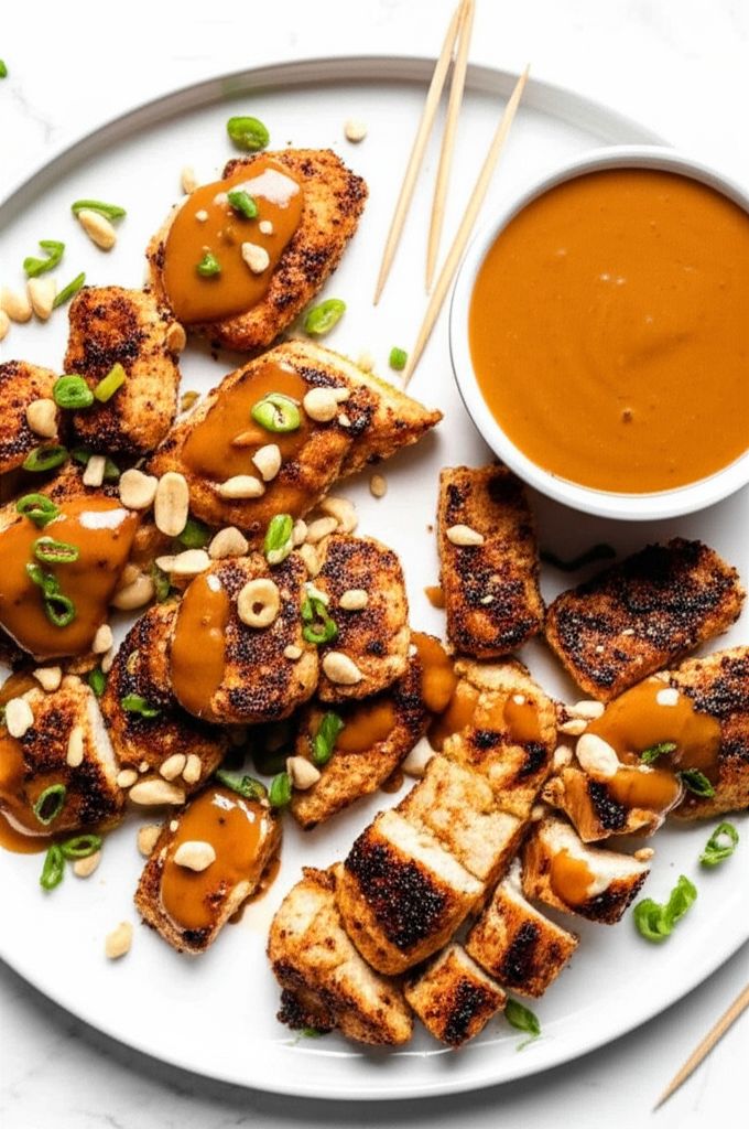 Thai Chicken Bites With Dipping Sauce