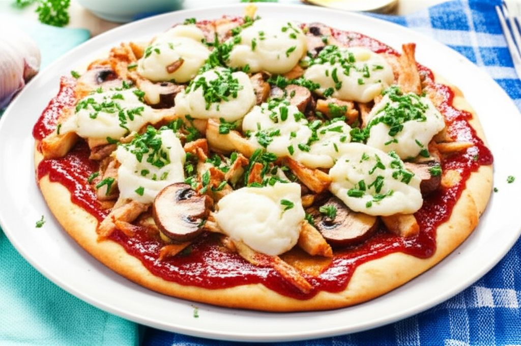 Thanksgiving Leftover Pizza