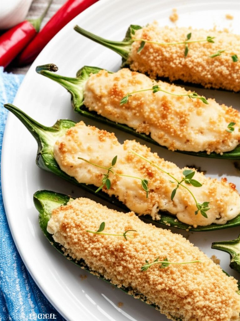 Triple Cheese Gluten-Free Jalapeno Poppers