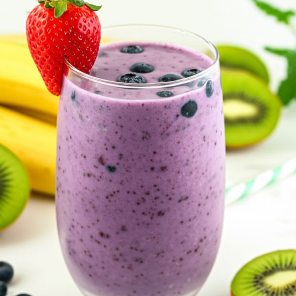 Triple Threat Fruit Smoothie