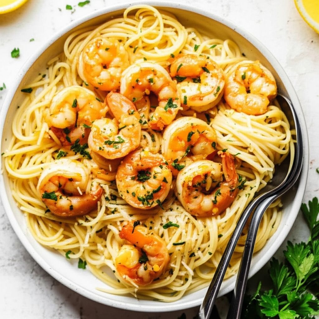 Tropical Shrimp Scampi