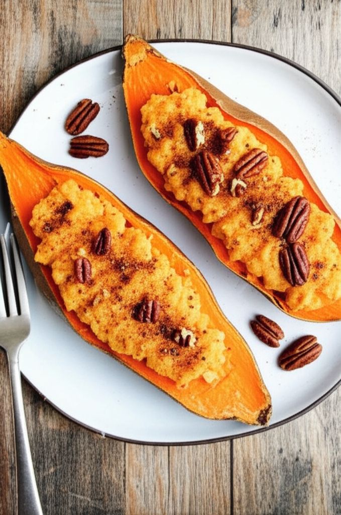 Twice-Baked Sweet Potatoes