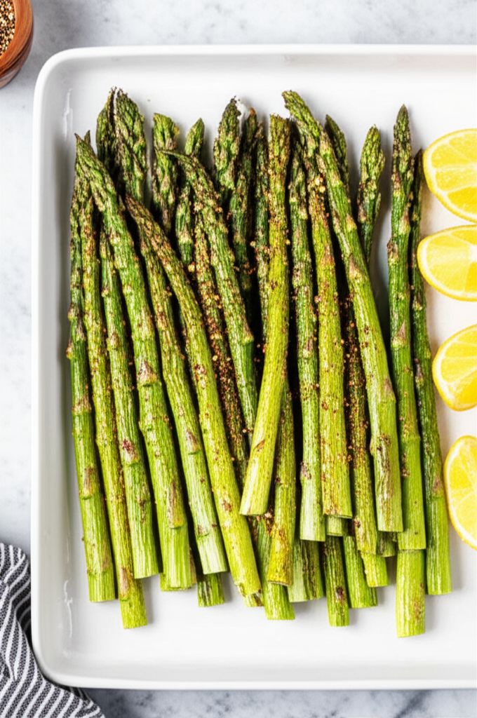 "Everything" Seasoning Air Fryer Asparagus