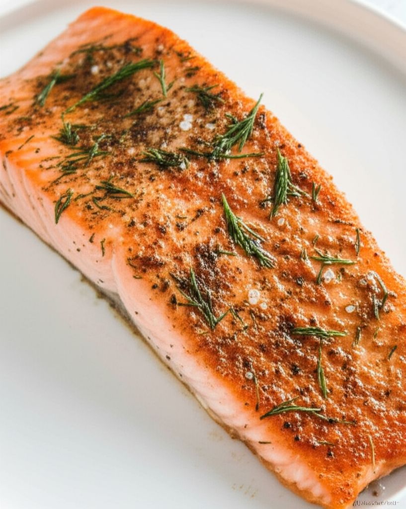 Air Fryer Salmon for One