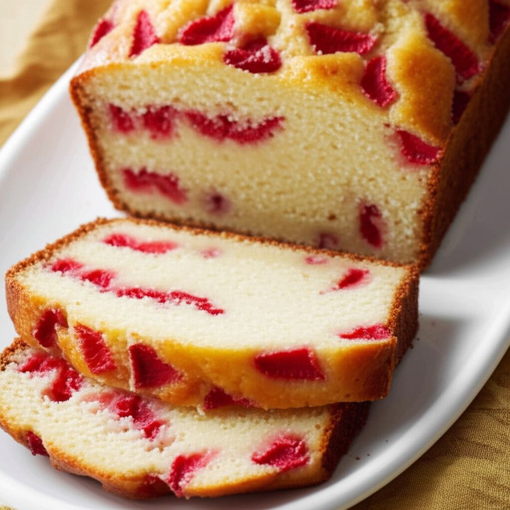 Amazing Strawberry Pound Cake