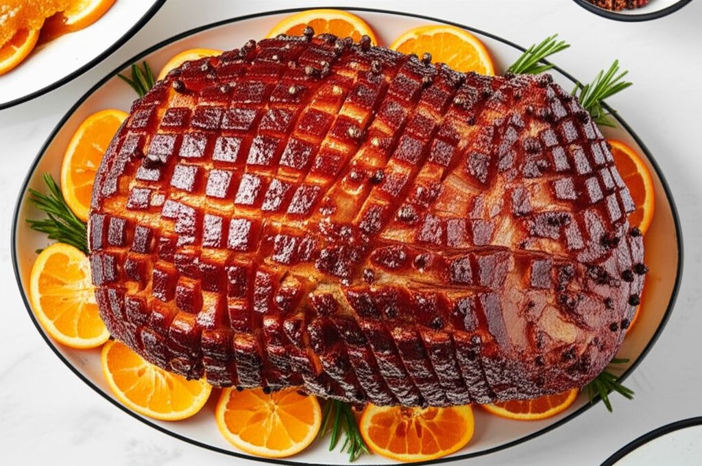 Apricot Glazed Ham