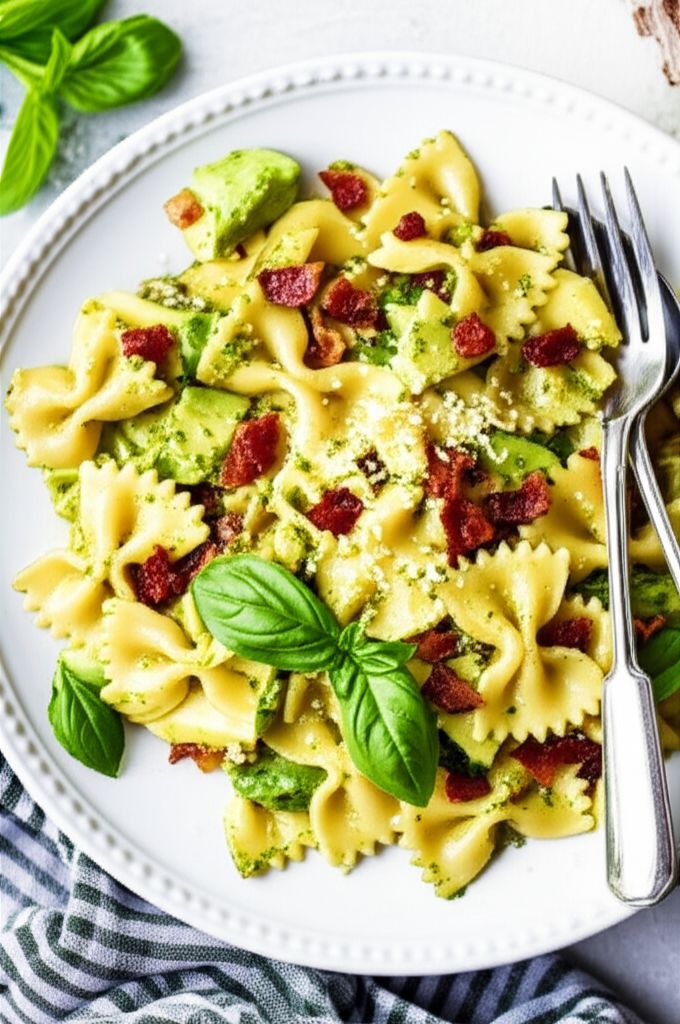 Bacon Avocado Pasta