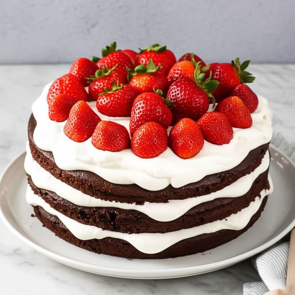 Big D's Chocolate Strawberry Shortcake