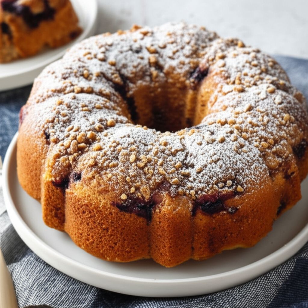 Blueberry Streusel Coffee Cake