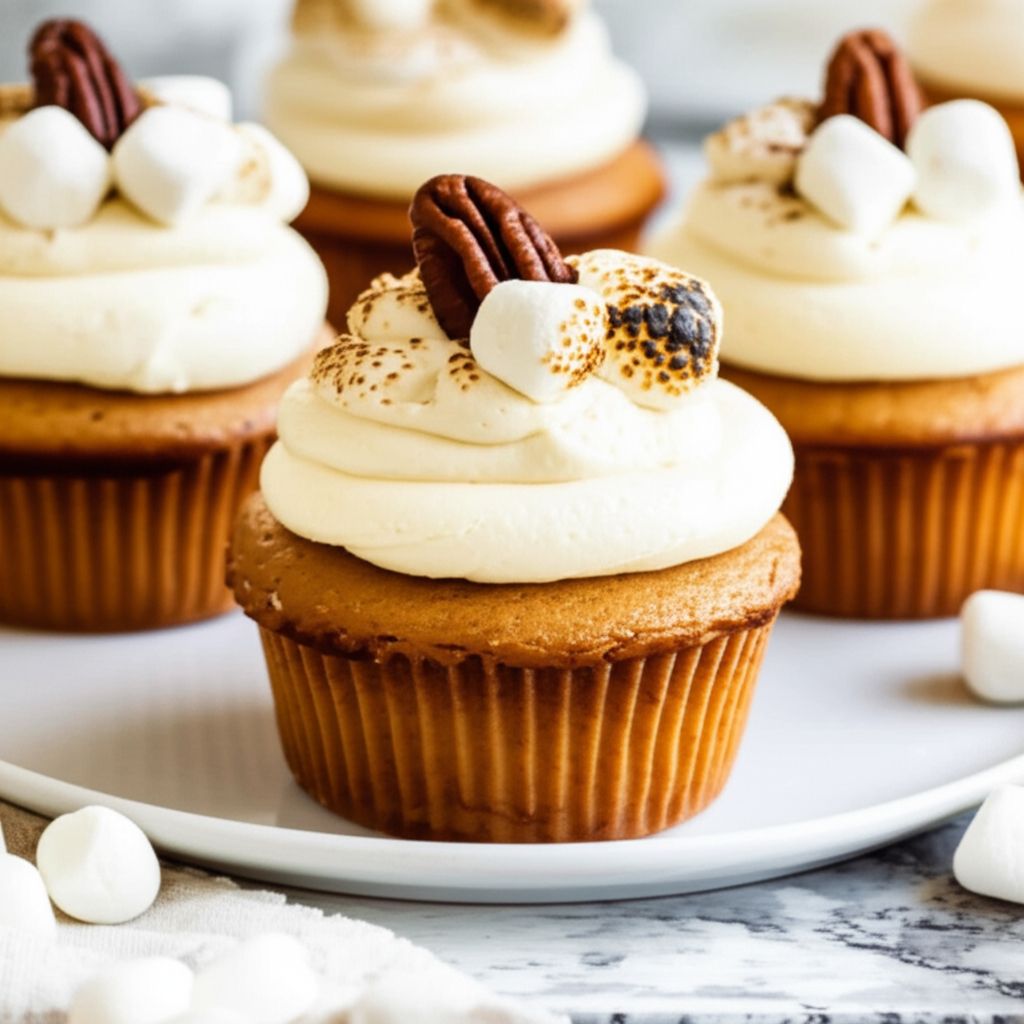 Candy'D Sweet Potato Cupcakes with Brown Sugar Icing