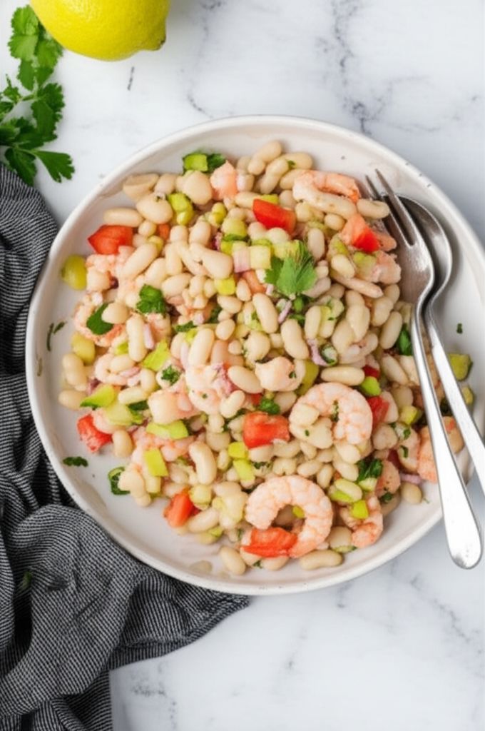 Cannellini Shrimp Salad