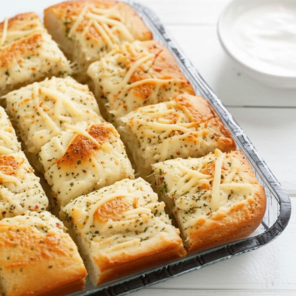 Cheesy Italian Bread Wedges
