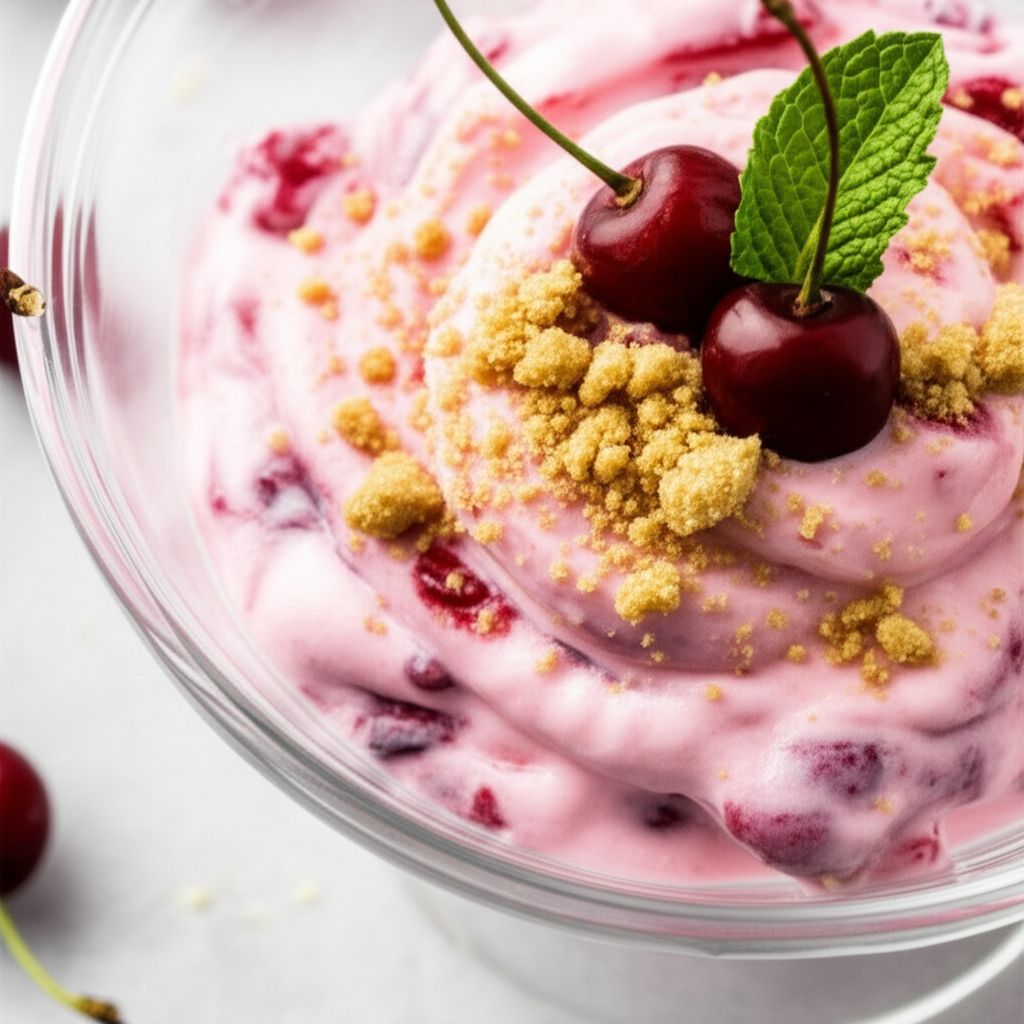 Cherry Cheesecake Frozen Yogurt