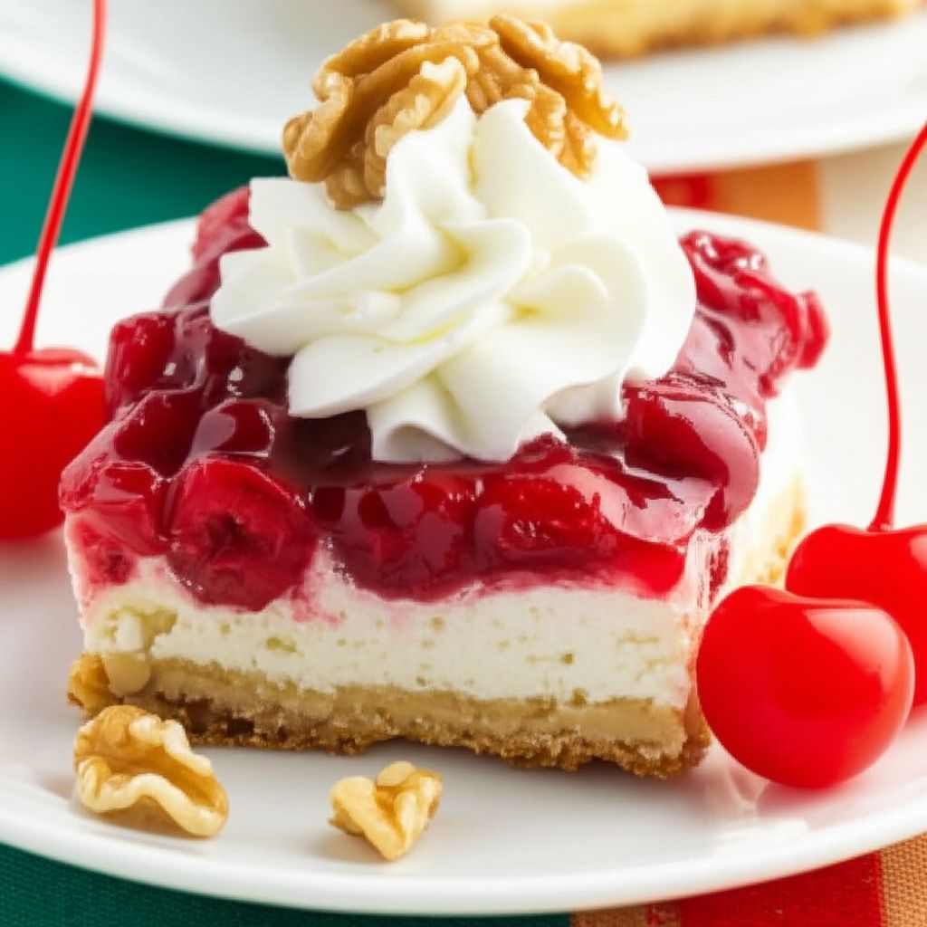 Cherry Delight with Walnut Crust