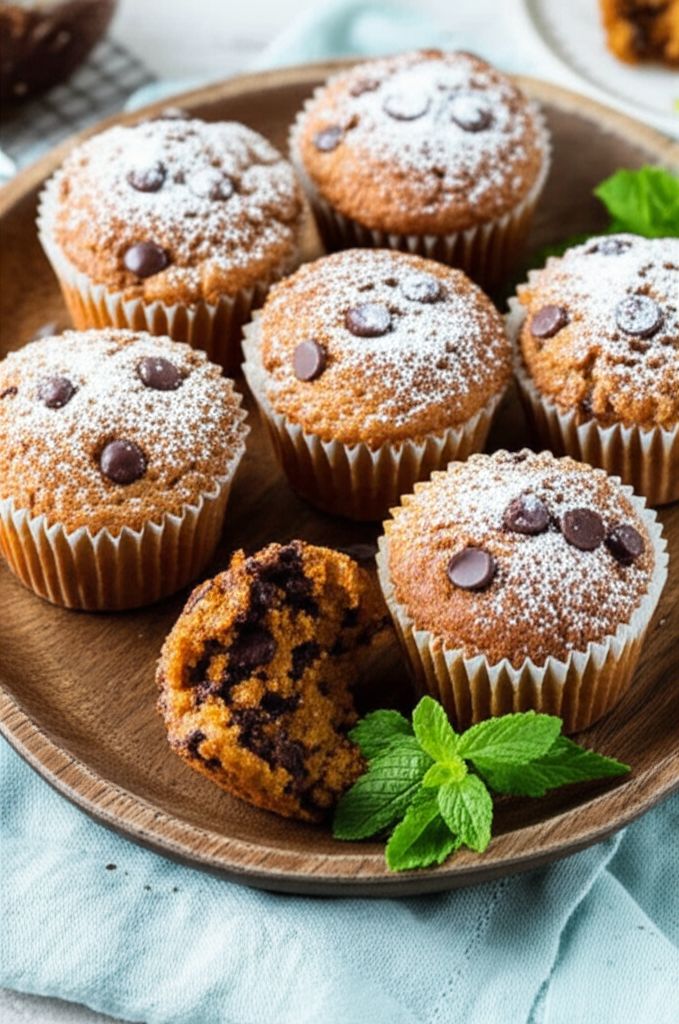 Chocolate Chip Carrot Cake Muffins