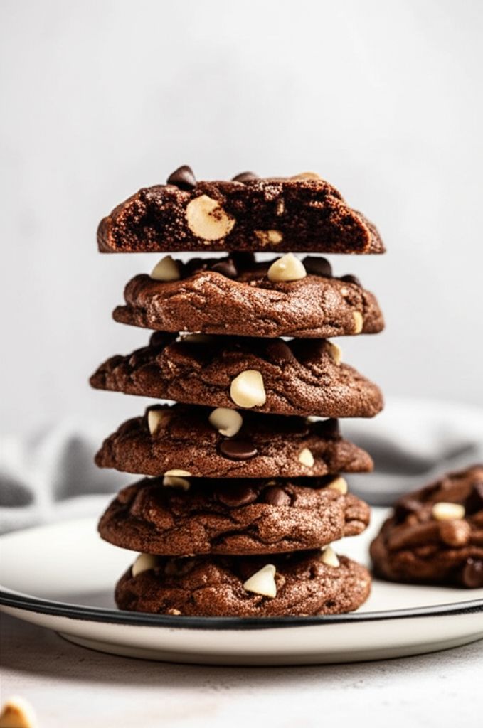Chocolate Pile-Up Cookies