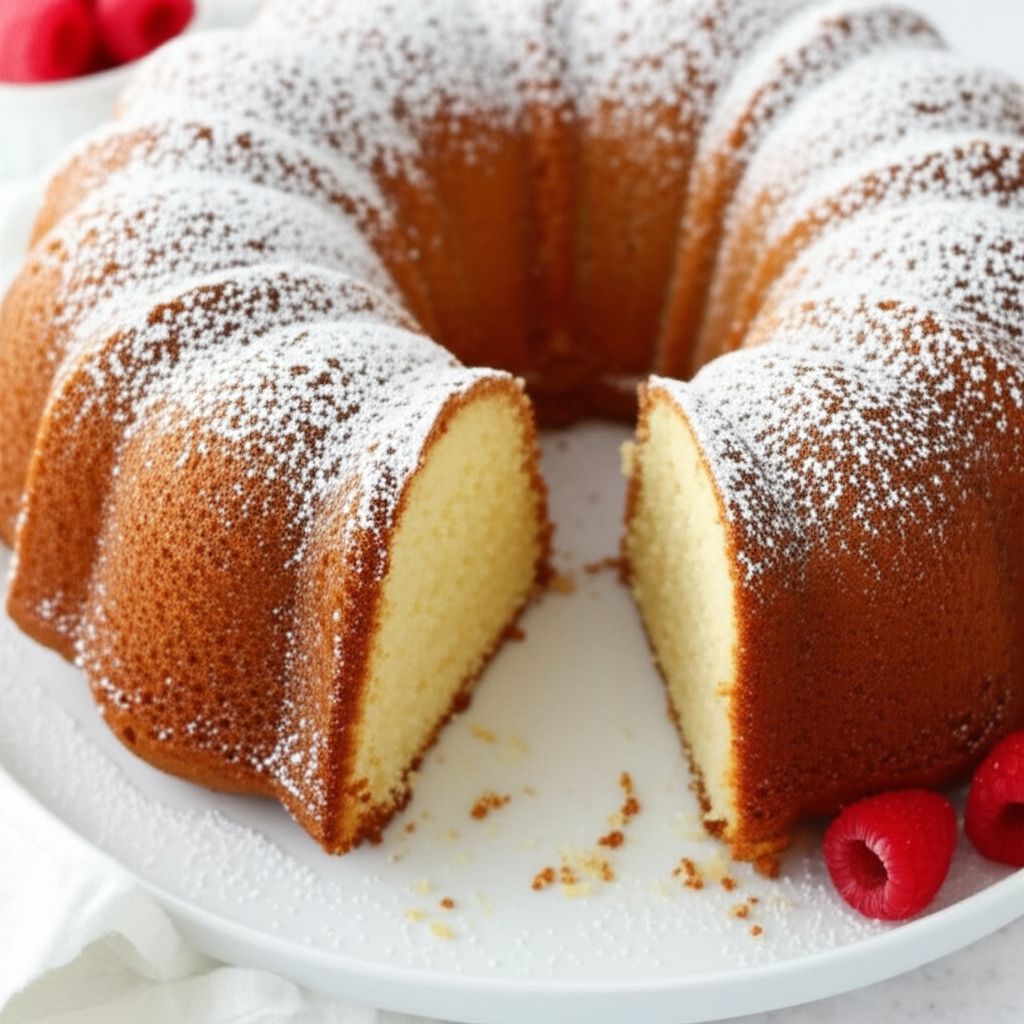 Coconut Sour Cream Pound Cake