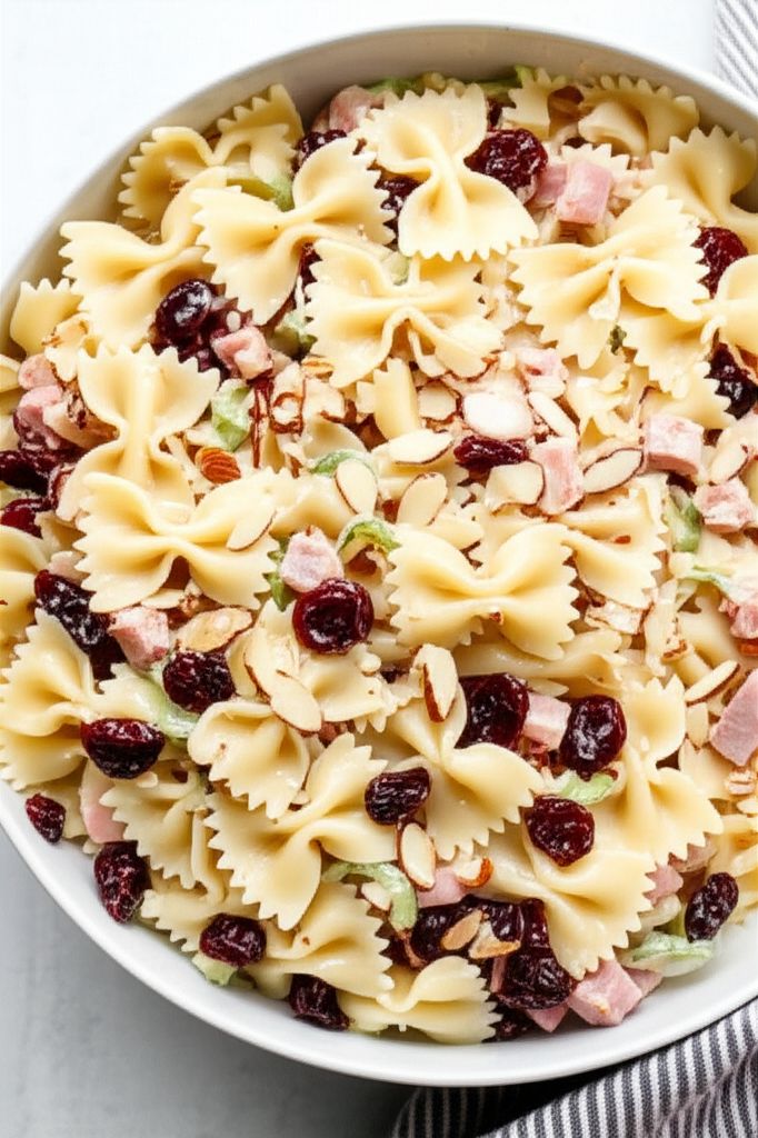 Cranberry and Almond Pasta Salad