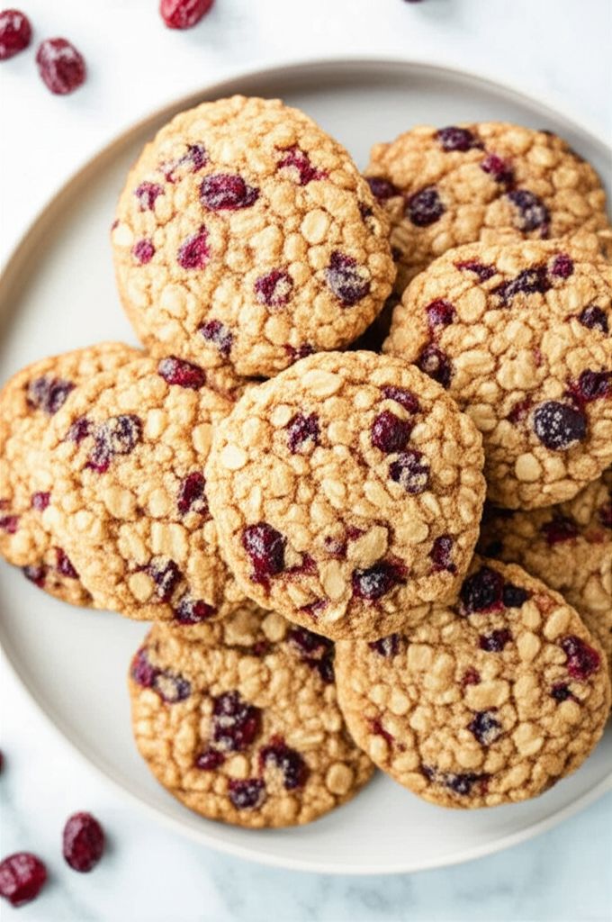 Cranberry Orange Oatmeal Cookies
