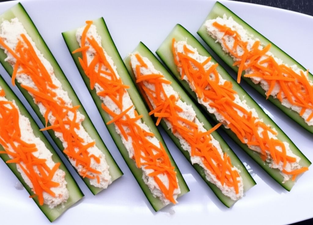 Cream Cheese 'n Herb Cucumber Bites