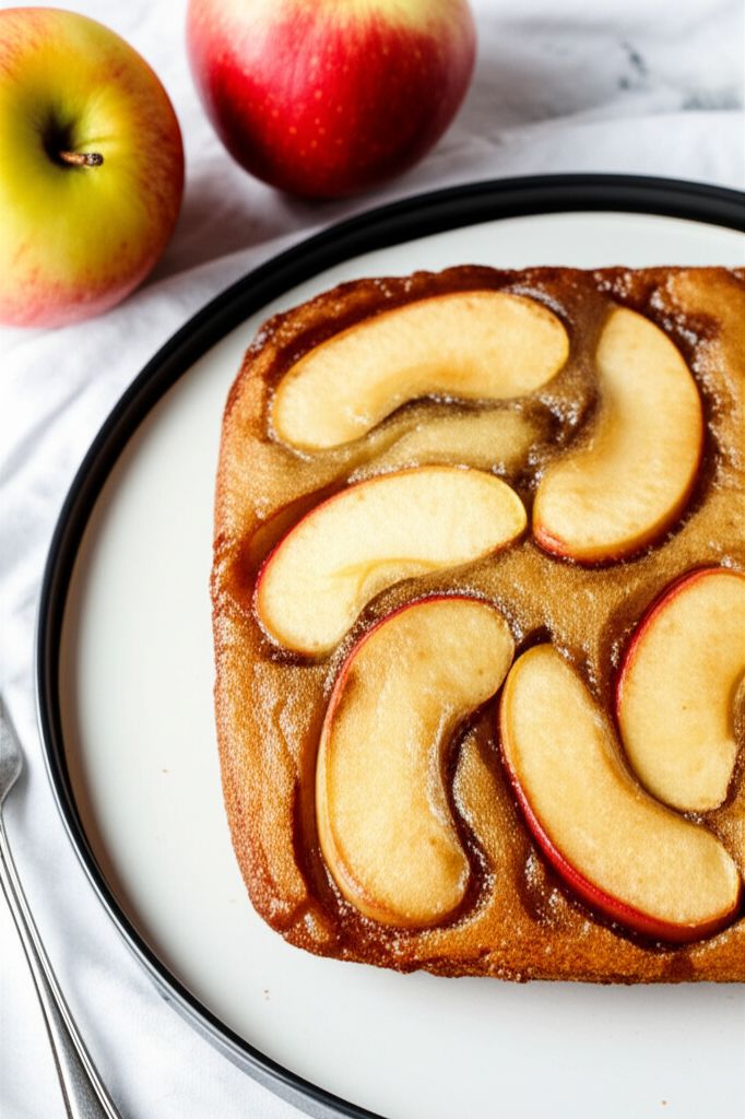Easy Upside Down Russian Biskvit With Apples