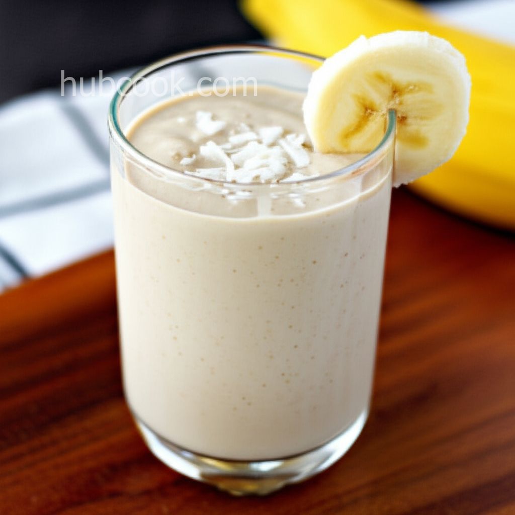 Easy-Breezy Coconut and Banana Drink