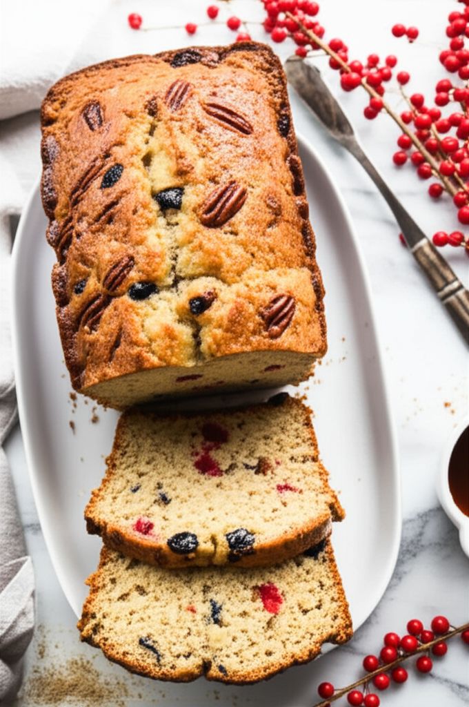 Eggnog Fruit Bread