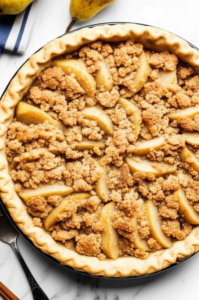 French Pear Pie