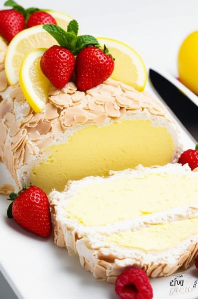Frozen Lemon Pavlova