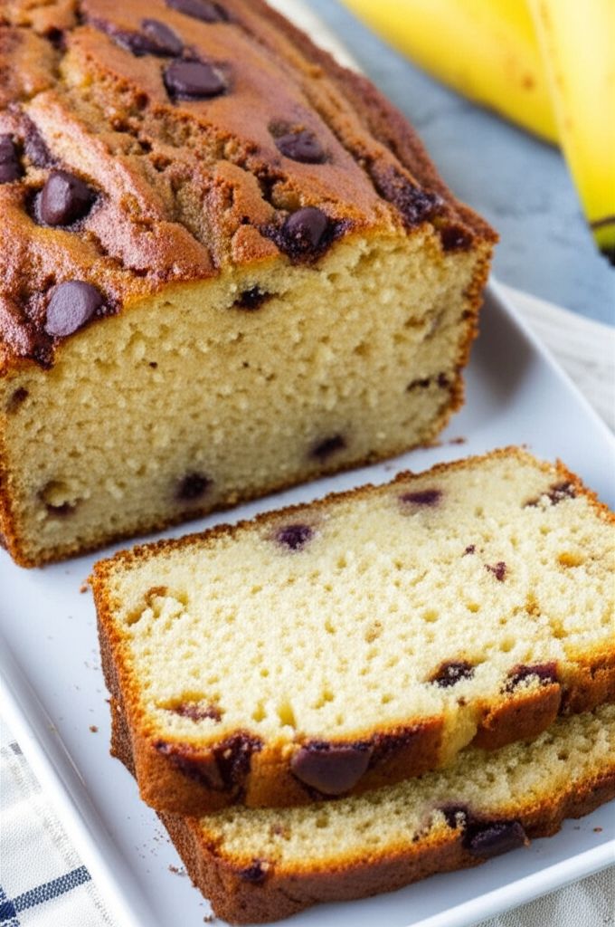 Gluten-Free Moist Choc Chip Banana Bread