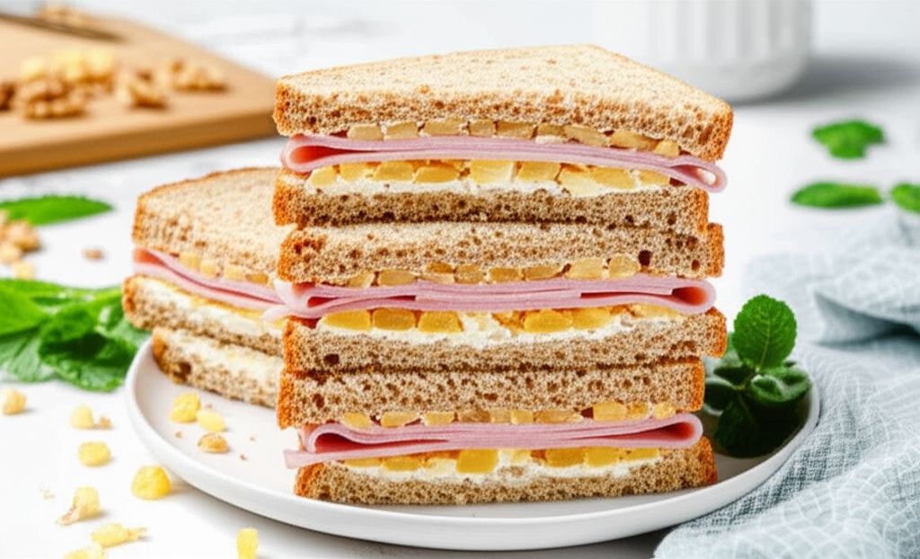 Ham Pineapple Sandwiches