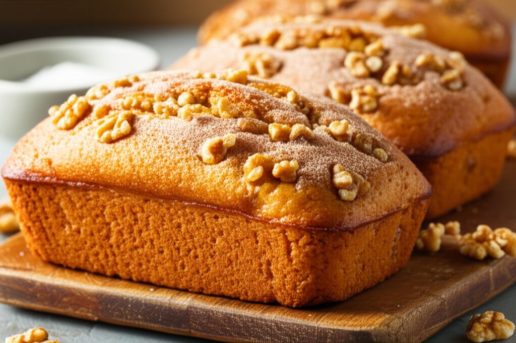 Healthier Banana Sour Cream Bread