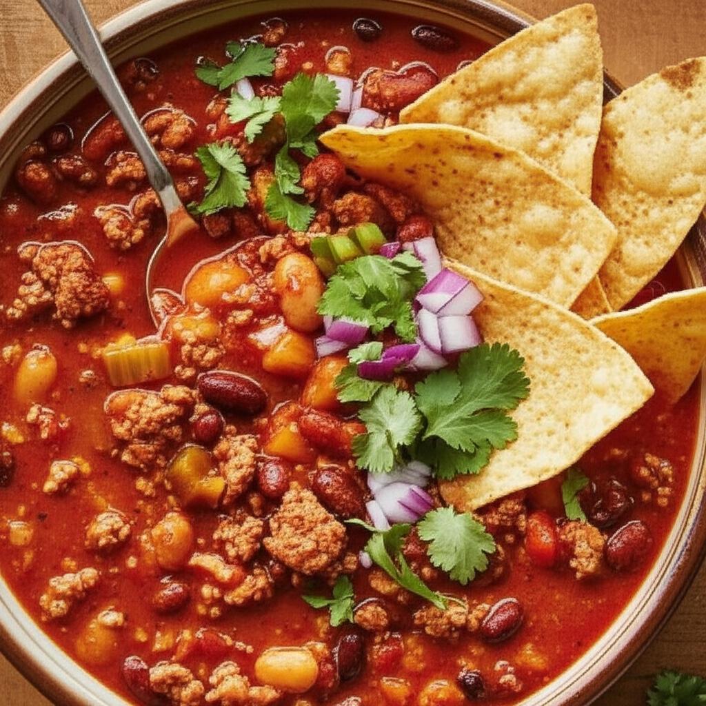 Healthier Boilermaker Tailgate Chili