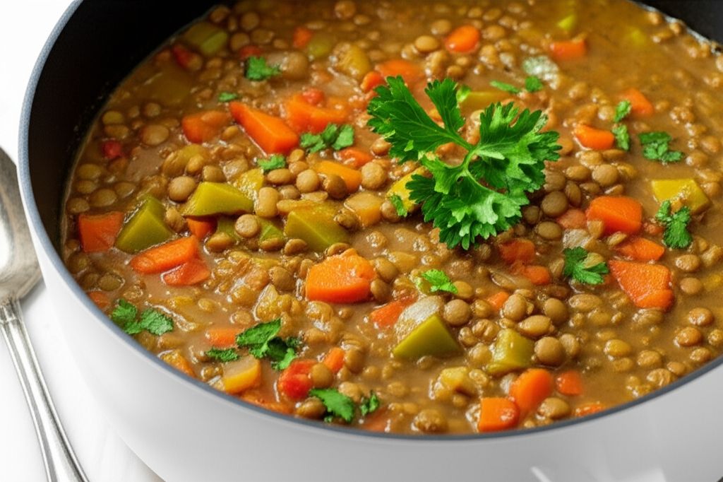 Hearty Vegetarian Lentil Stew