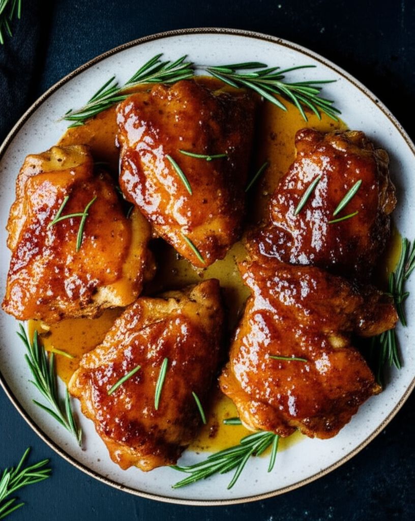 Honey-Mustard Chicken Thighs