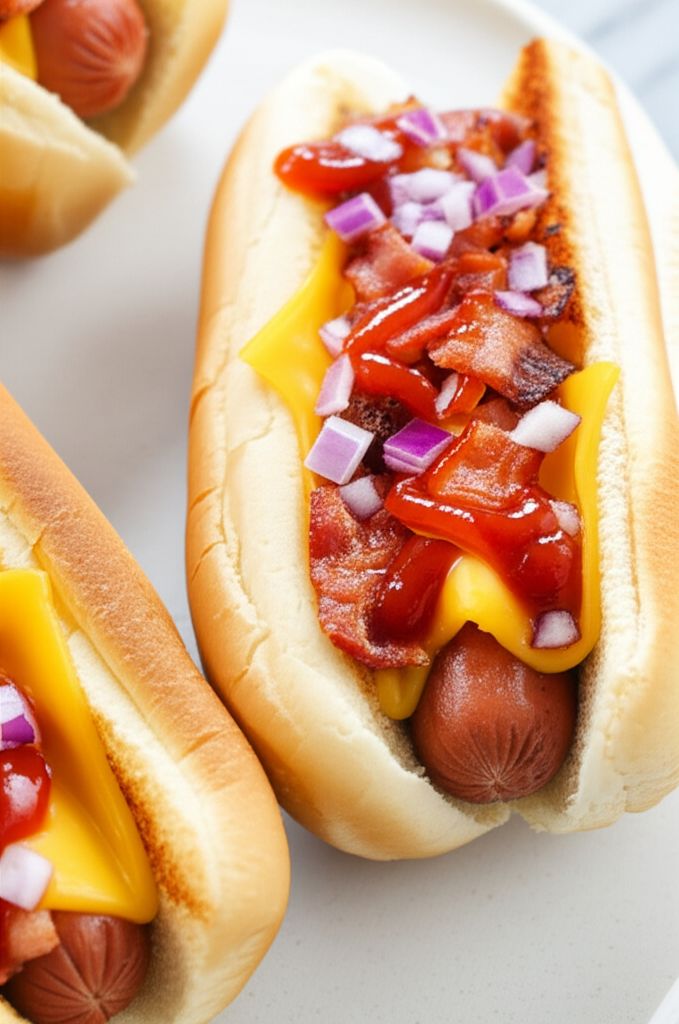Killer Bacon-Cheese Dogs
