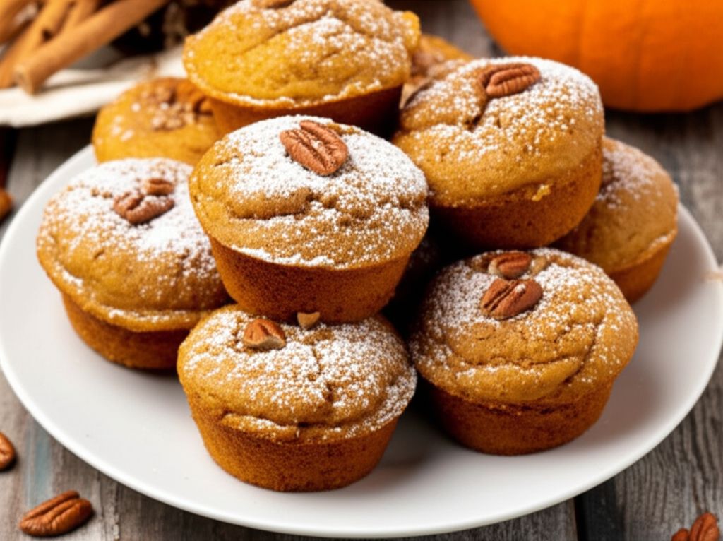 Kim's Virtuous Mini Pumpkin Muffins