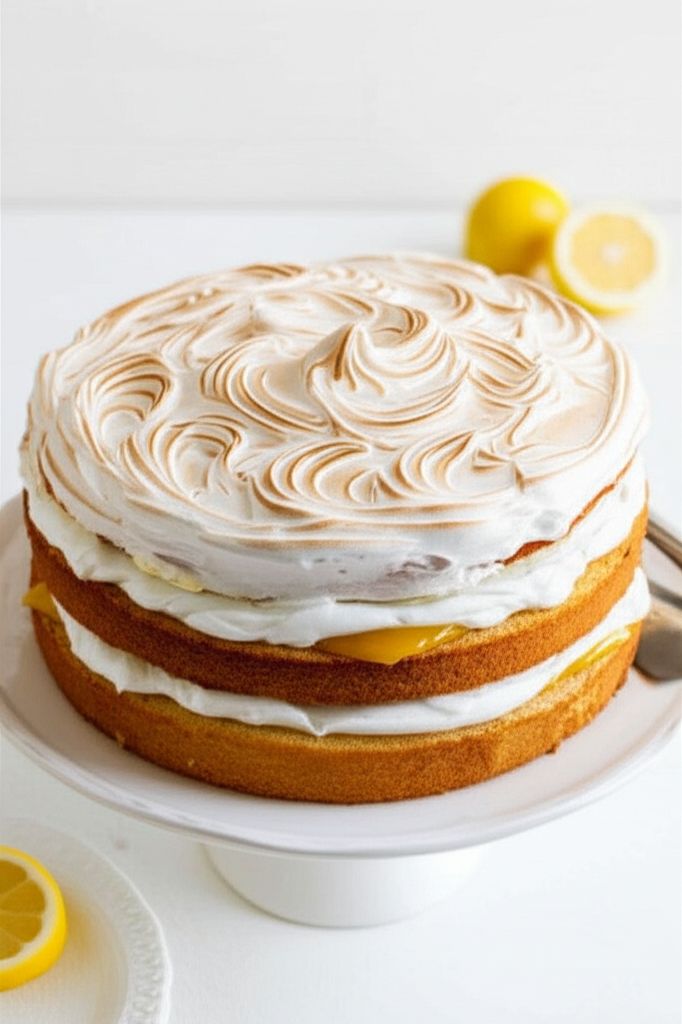Lemon Meringue Cake