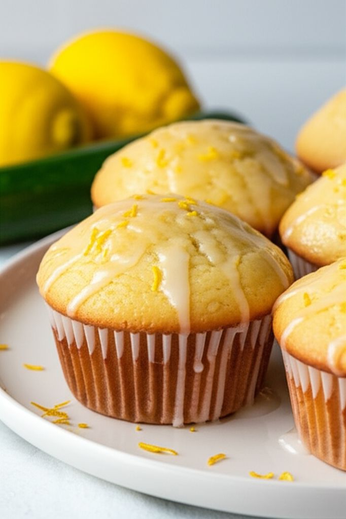 Lemon Zucchini Muffins