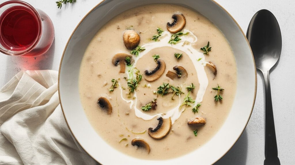 Low-Carb Cream of Mushroom Soup